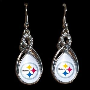 Pittsburgh Steelers game day earrings